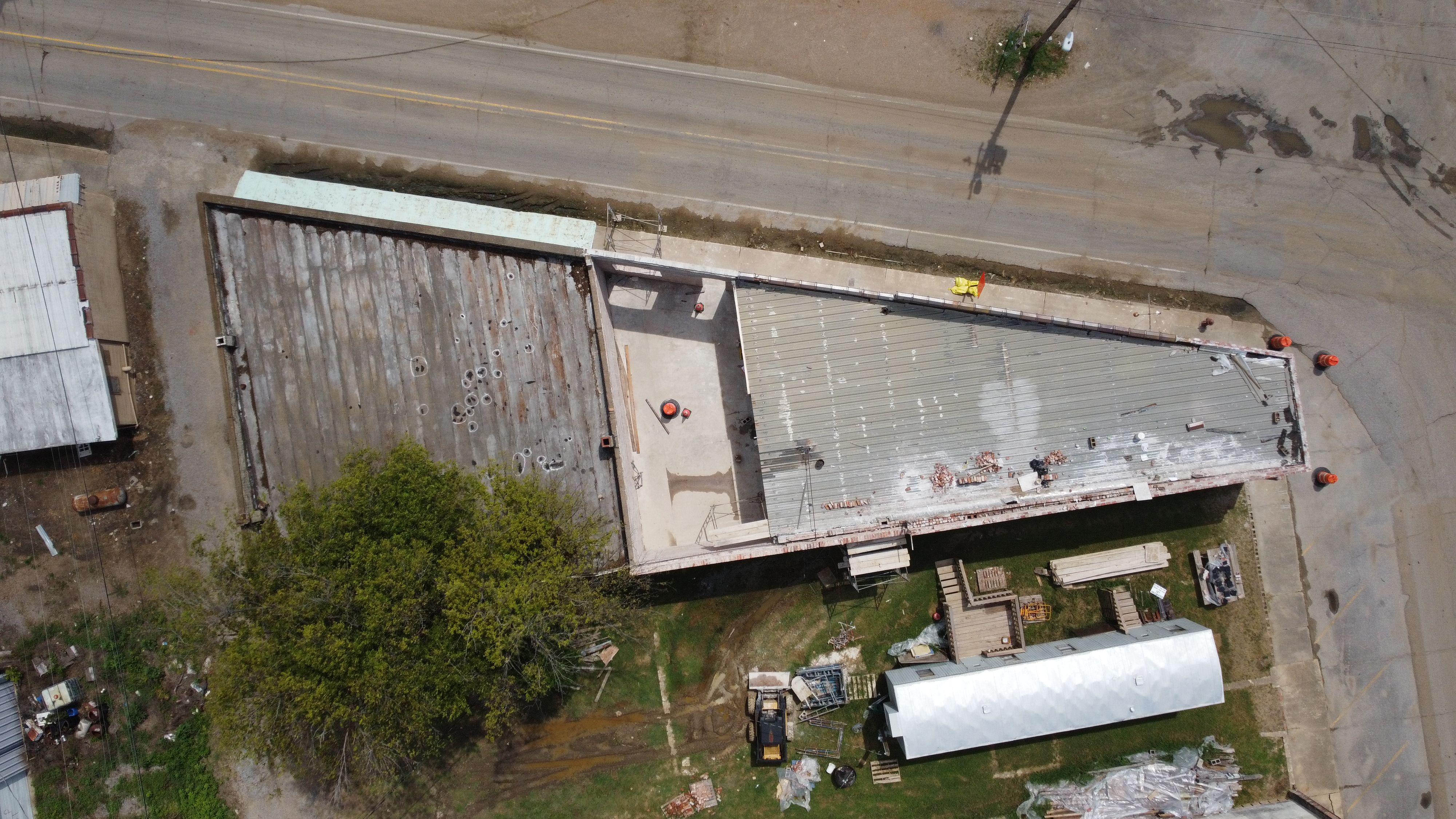 Aerial view of 100 Main Street