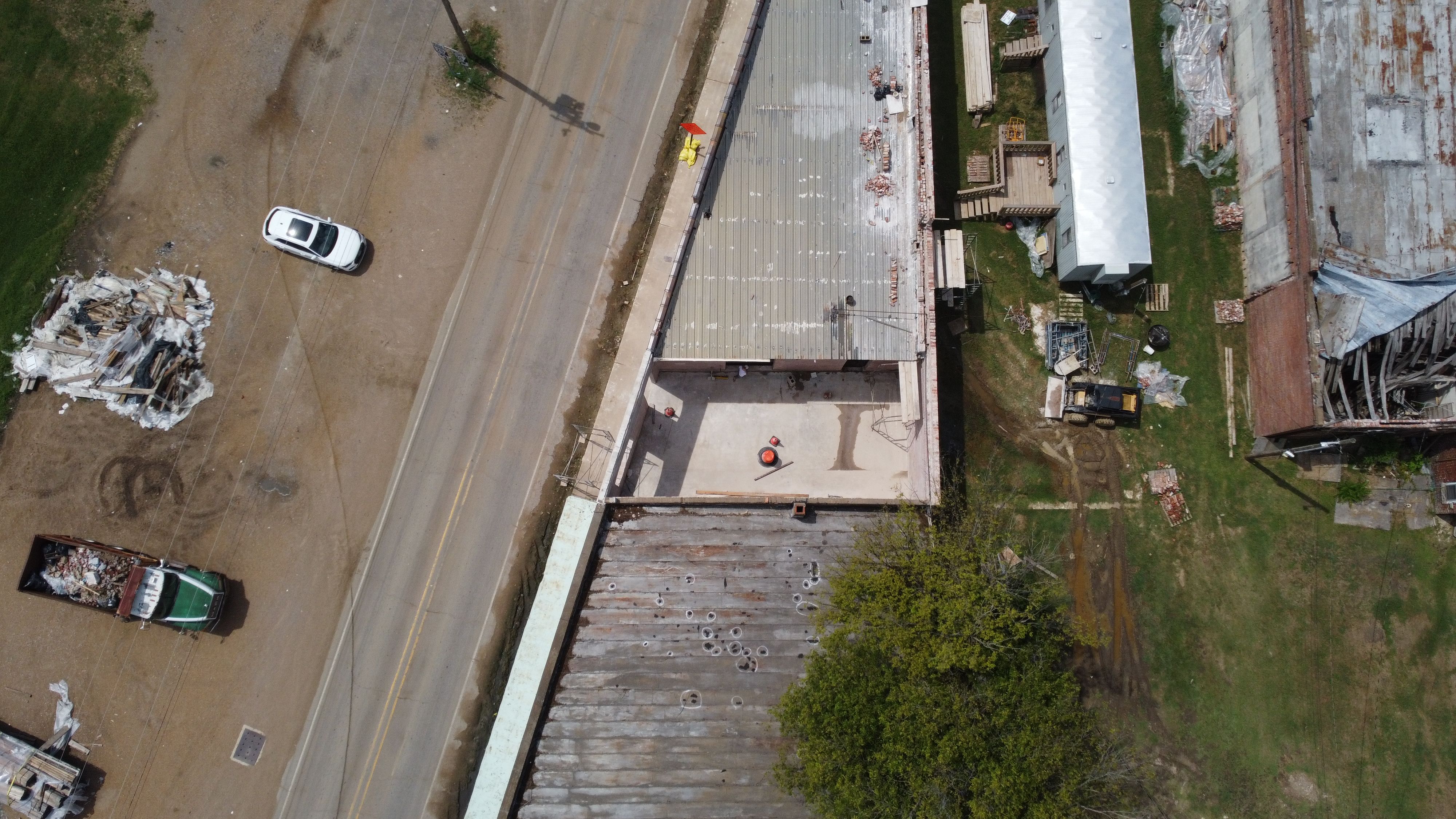 Aerial view of 100 Main Street